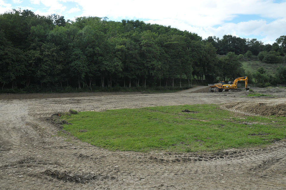 Début des travaux pour la créations des carrières