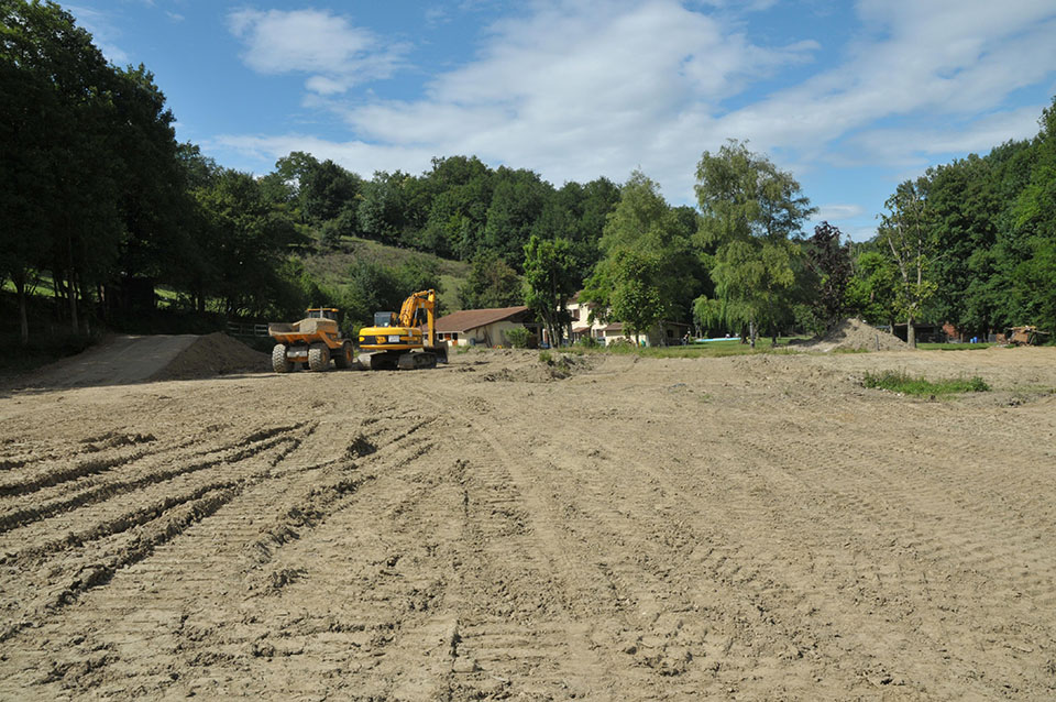2011 travaux de création des carrières
